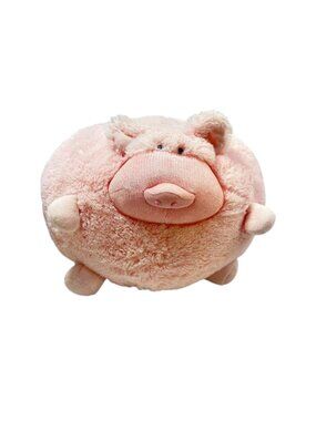 Huge American Mills  Pink Pig Pillow Plush HUGE 51 inch Round Clean